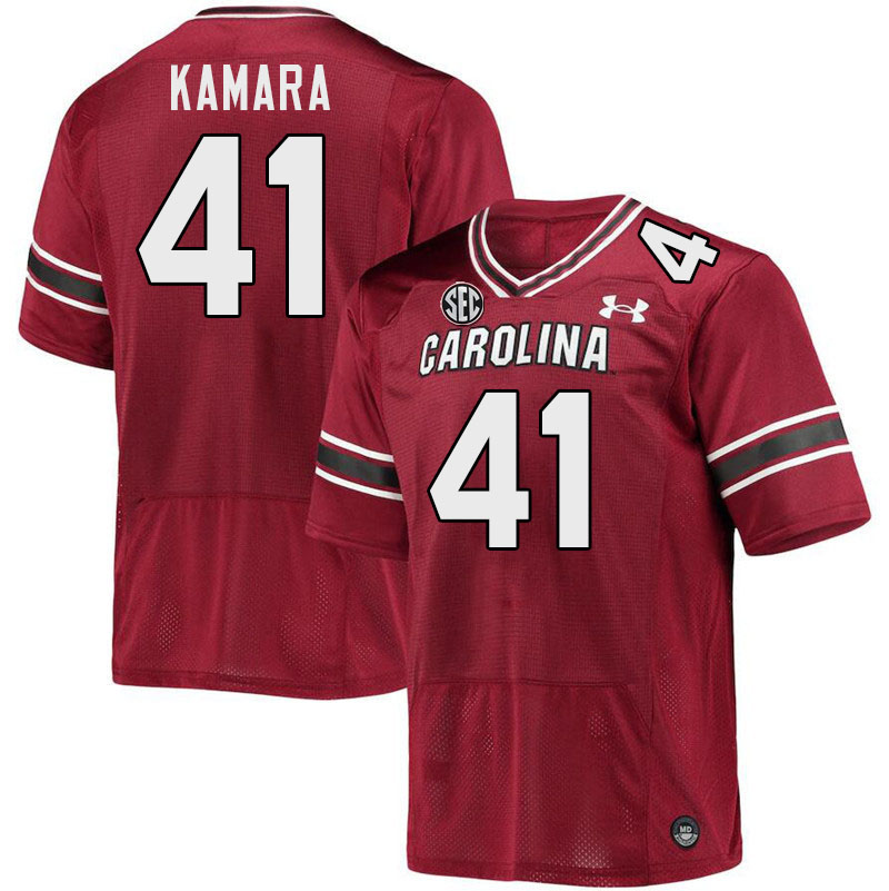 Men #41 Bangally Kamara South Carolina Gamecocks College Football Jerseys Stitched-Garnet